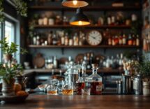 Giovane imprenditrice che apre un bar con successo