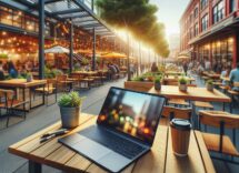 Giovani donne che utilizzano dispositivi digitali per comunicare