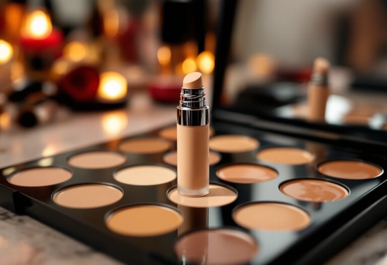 Immagine di un correttore per trucco su un tavolo