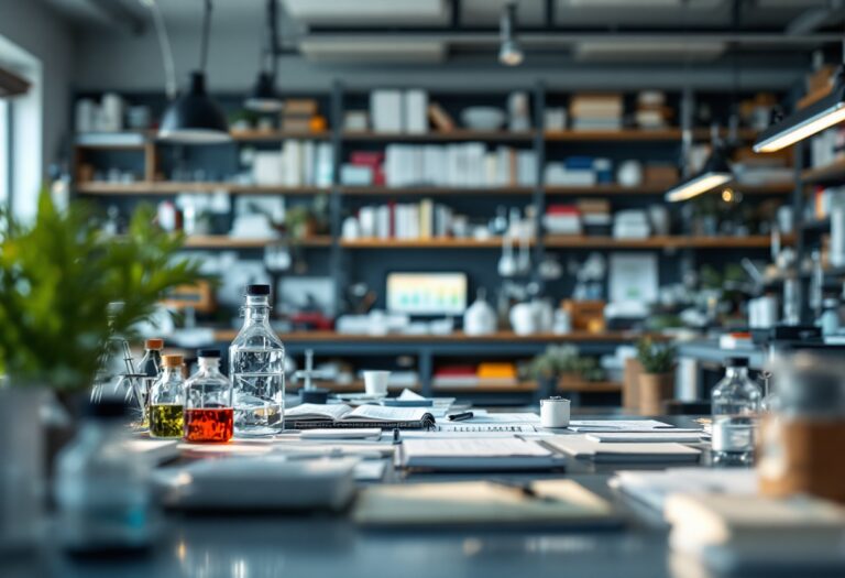 Immagine di donne scienziate al lavoro in laboratorio