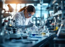 Donne scienziate in un laboratorio accademico