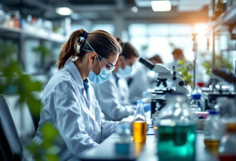Immagine che rappresenta donne scienziate in azione