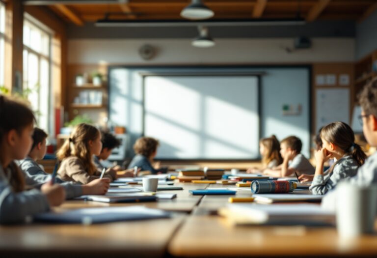 Adolescenti in un incontro sull'educazione affettiva