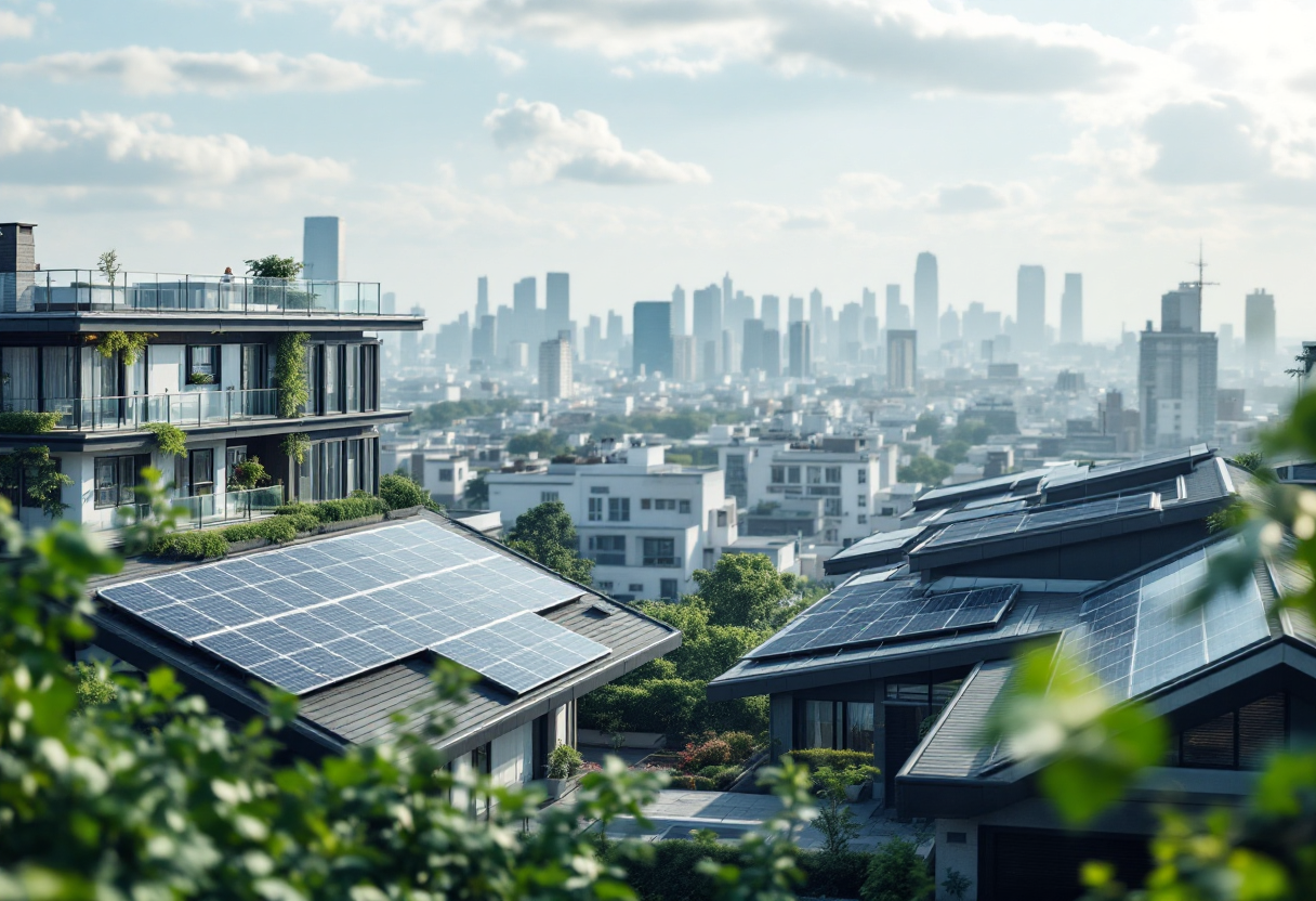 Illustrazione del futuro dell'energia e della geopolitica