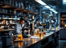 Donne e ragazze impegnate nella scienza e tecnologia