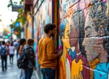 Immagine di una graphic novel che rappresenta l'amore