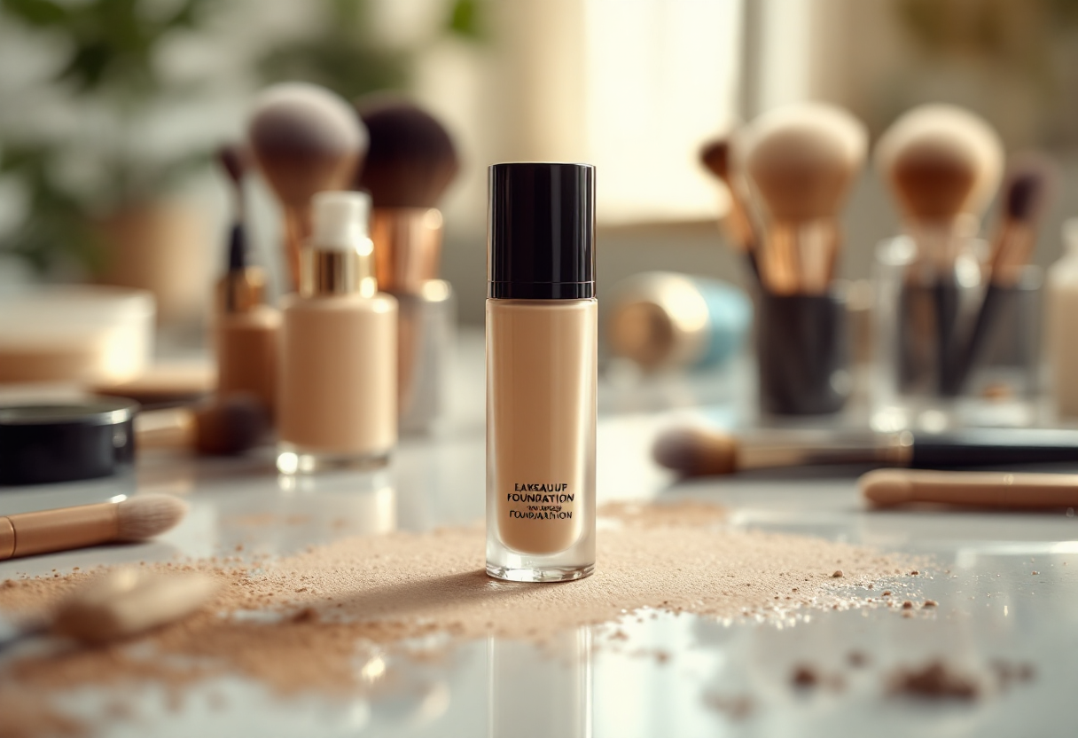 Tecnica per applicare il fondotinta per un look impeccabile