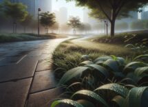 Persona che pratica il riposo consapevole in natura