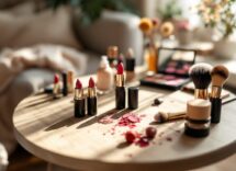 Immagine di labbra con lip combo perfetta e colori vivaci
