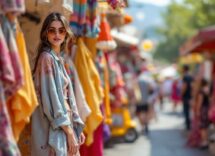 Sarah Toscano con un make-up elegante al Festival di Sanremo 2025