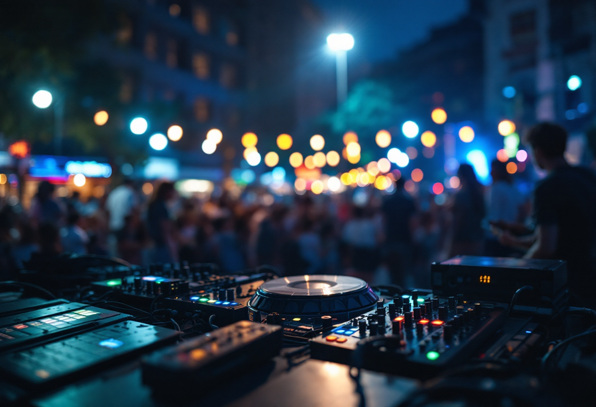 Un musicista esprime emozioni attraverso la musica