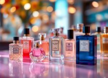 Giovani che esplorano diverse fragranze di profumi