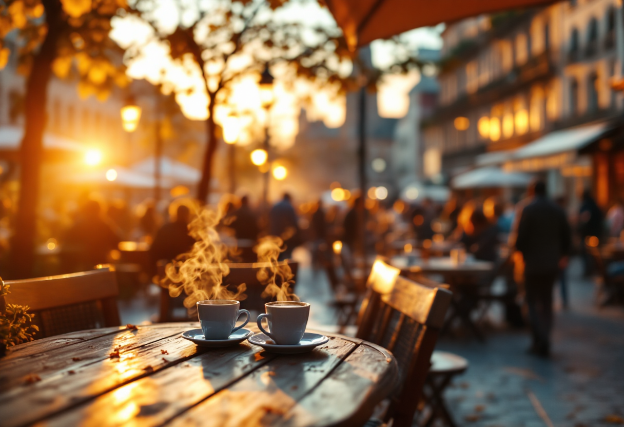 Sal Da Vinci mentre promuove rossetto e caffè