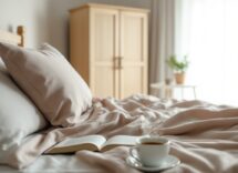 Giovane donna che dorme serenamente per il benessere mentale