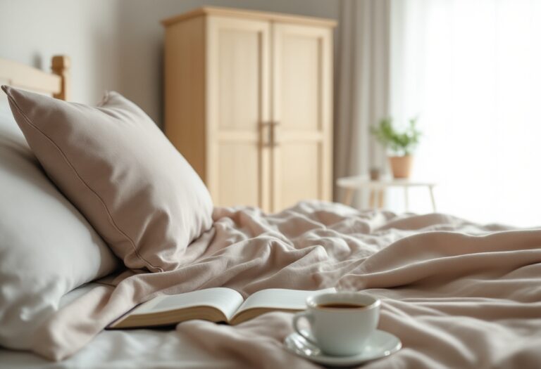 Giovane donna che dorme serenamente per il benessere mentale