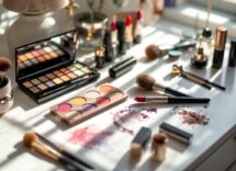 Immagine delle tendenze bellezza autunno 2025 con colori vivaci