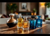 Giovane donna esplora nuove fragranze profumate