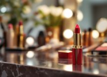 Rossetto applicato perfettamente senza sbavature