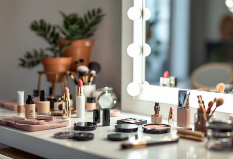 Donna over 60 con trucco elegante e naturale