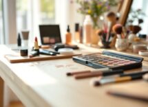 Donna over 60 con trucco elegante e luminoso