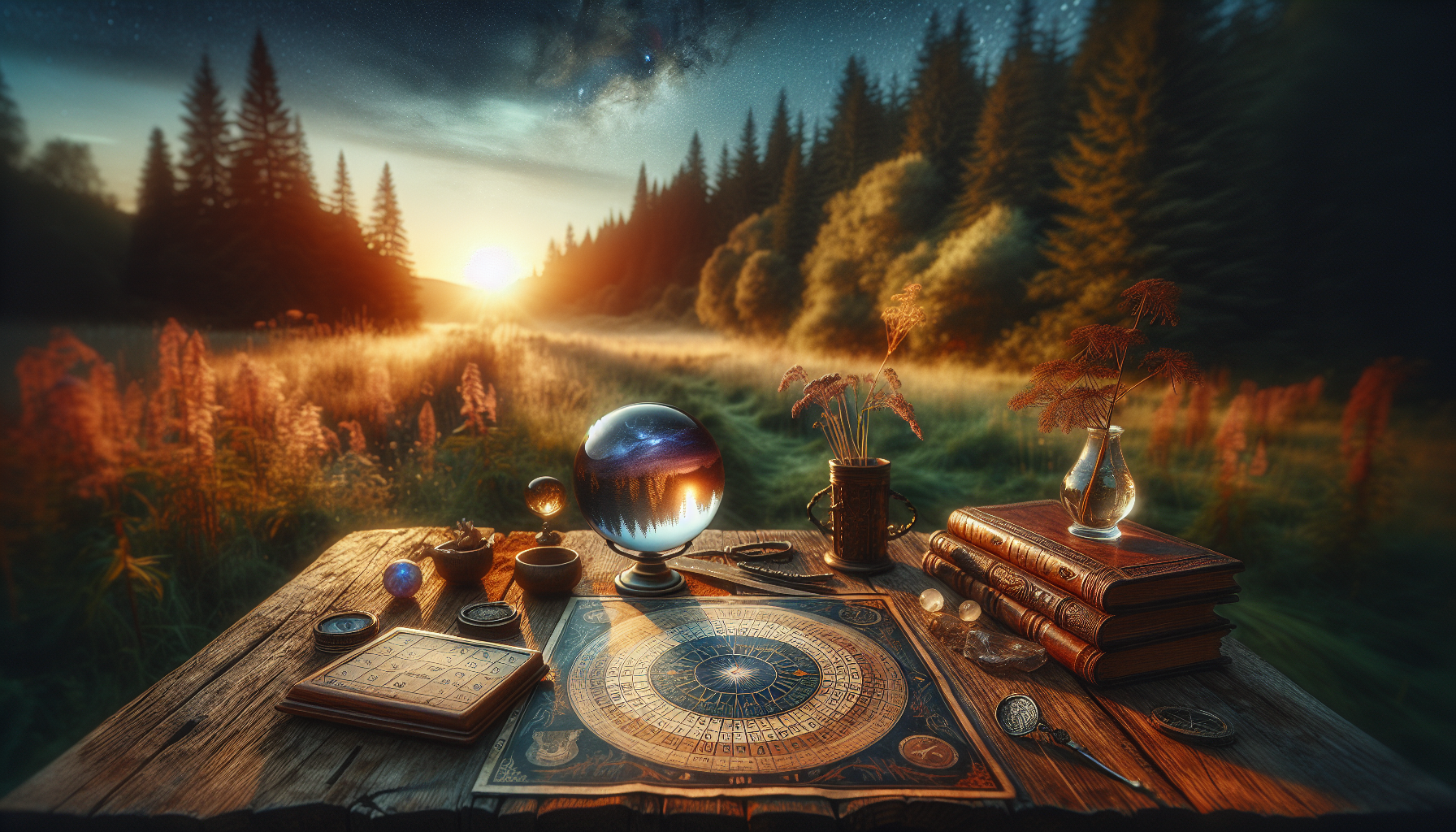 Immagine che rappresenta l'astrologia elettiva e i momenti favorevoli