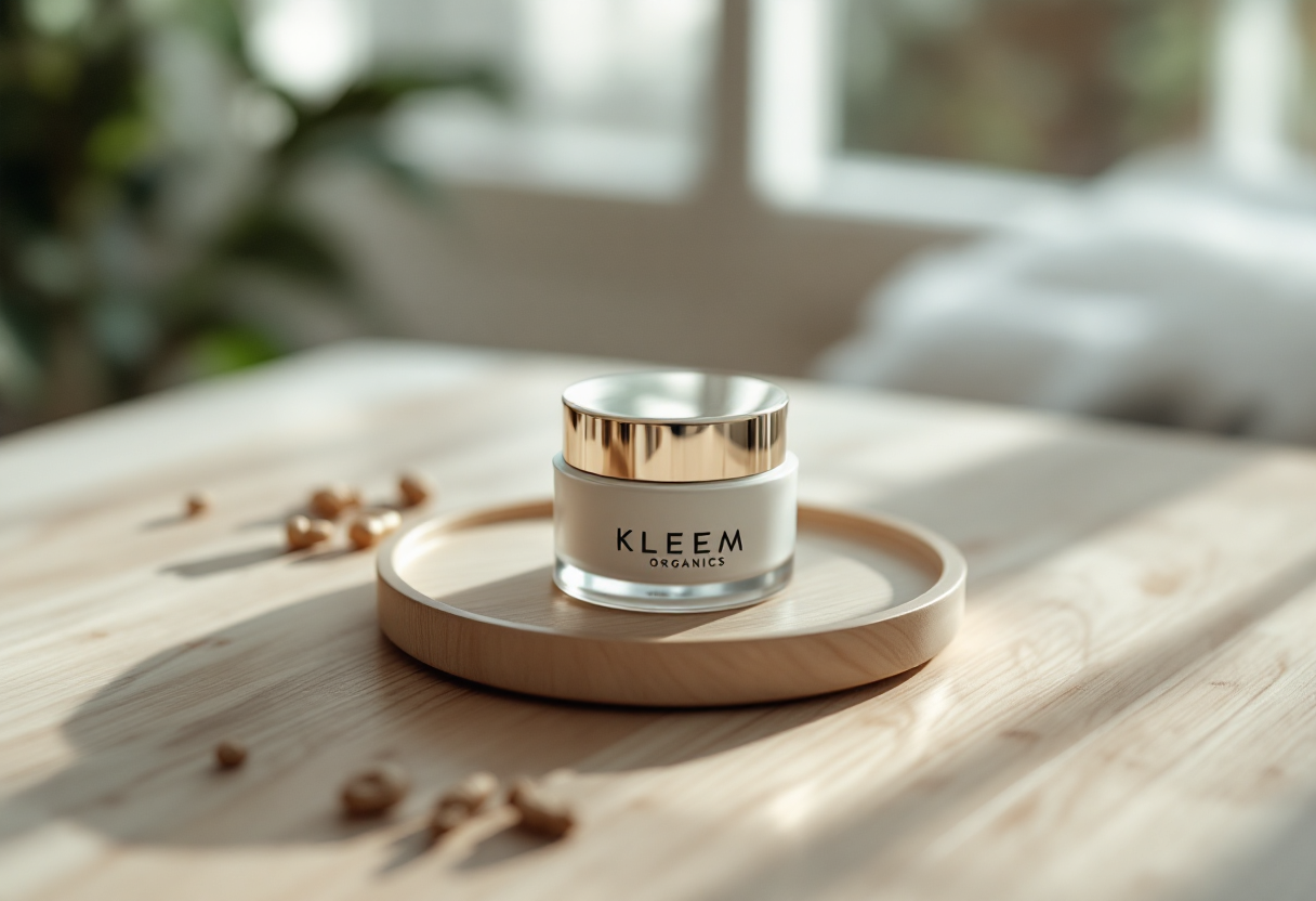 Crema viso anti-età che illumina la pelle