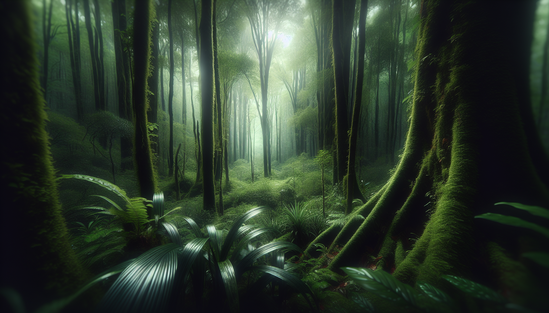 Immagine di Frieren in un paesaggio fantasy incantevole