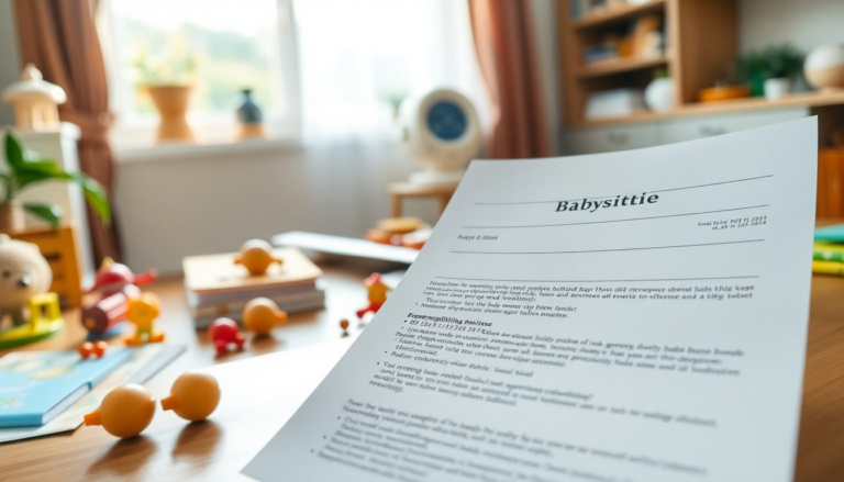 come scrivere un curriculum efficace per babysitter 1745518351