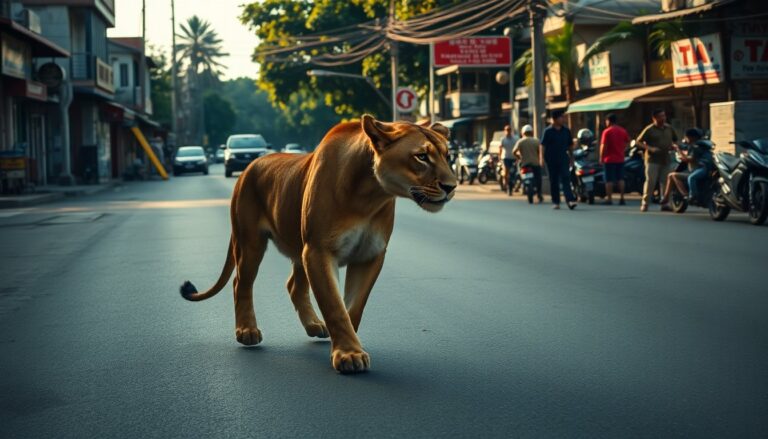 una leonessa in fuga semina il panico in thailandia ecco cosa e successo 1760000779