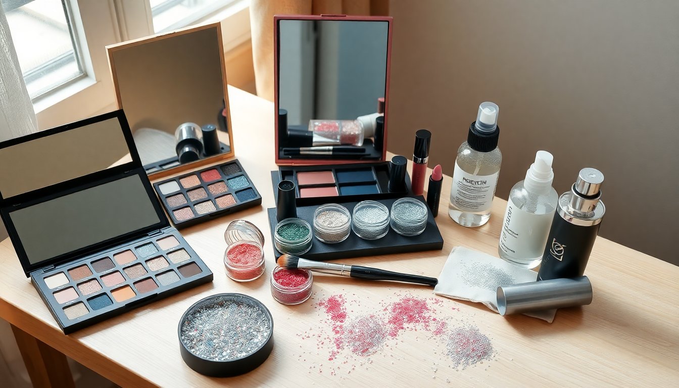 guida completa alluso dei brillantini per un trucco serale impeccabile 1766825987