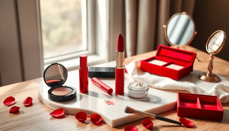 Set icone rosse per un look audace e raffinato a casa